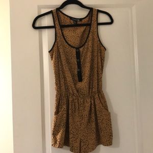 Leopard romper